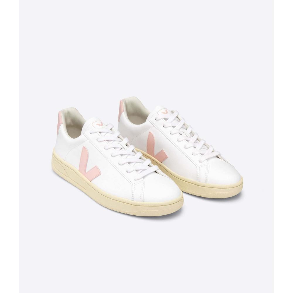 Veja URCA CWL Women's Shoes White/Pink | NZ 483BEX